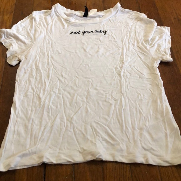 Divided Tops - White crop top